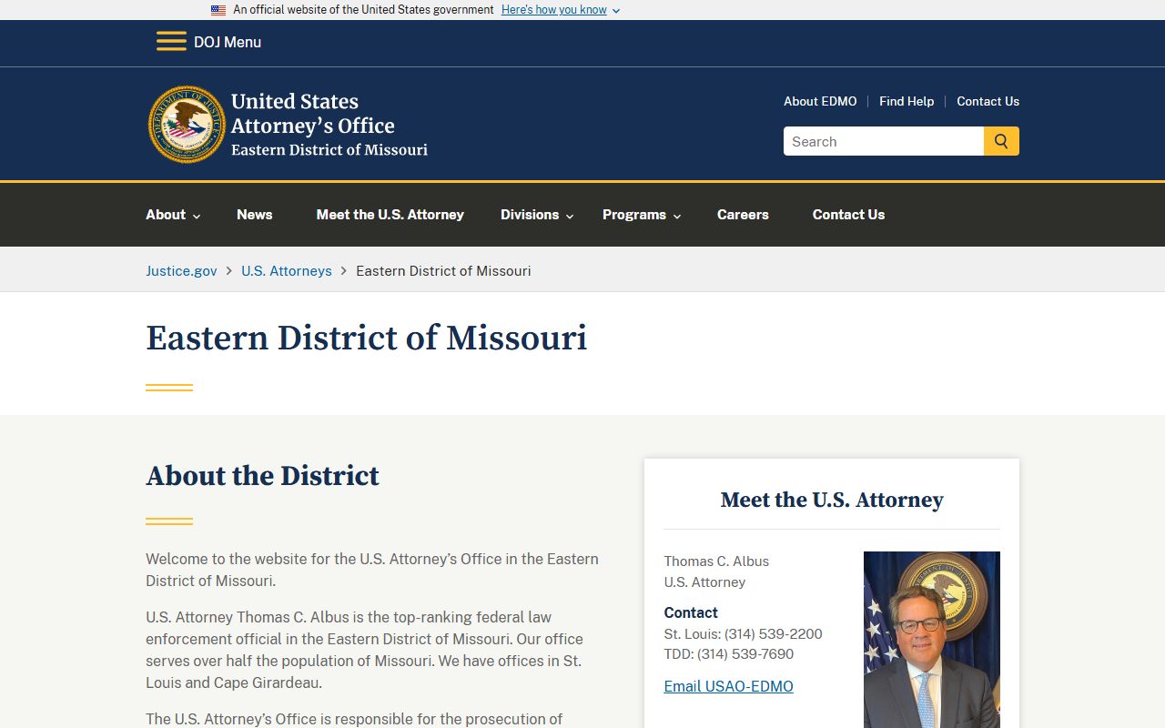 New Madrid County criminal court records federal prosecutor source